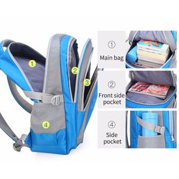 Primary Students Schoolbag Big Capacity Children Backpack Bag Reduce the Burden of Books Waterproof Pack for Teenager Girls Boys 200919