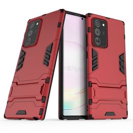 Hybrid KickStand Anti Shock Defender Armour Case TPU+PC cover For Samsung Galaxy NOTE 20 PLUS 50PCS/LOT