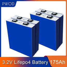 4pcs 3.2V 175Ah lifepo4 battery Lithium Iron Phosphate Cell Cycle 4000 Times 3C 500A Solar 12V 176Ah NOT 180Ah free shipping