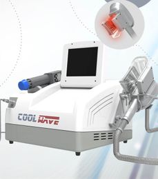 Portable Cool wave therapy cool cryolipolysis fat freezing therapy macihine with ESWT shockwave therapy for body slimming