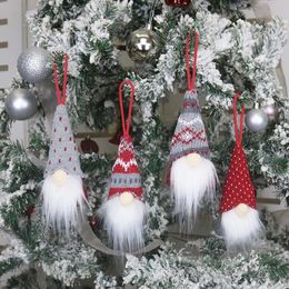 Christmas Decoration Swedish Stuffed Toy Santa Doll Gnome Scandinavian Tomte Nordic Nisse Dwarf Elf Ornaments SN3228