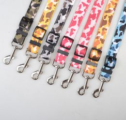 100pcs Camouflage Colour Dog Pet Car Safety Seat Belt Harness Restraint Lead Adjustable Leash SN3320