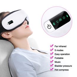 Smart Eye Massager Music Electric Vibration Bluetooth Eye Massager Fatigue Relief Anti Wrinkles Eyes Massage Eyes Care Device