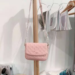 borsa a catena da donna flip lingge di qualità dal design di design con borsa da appendere inclinata di piccole dimensioni