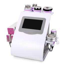 Ultrassonic 9in1 40k Cavita￧￣o M￡quina de slimming Machine Frequency Frequency Vacuum Levantamento de pele Equipamento de modelagem de corpo Microcorrente Sal￣o