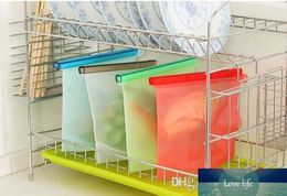 New Reusable Silicone Food Preservation Bag Airtight Seal Food Storage Container Cooking Bag