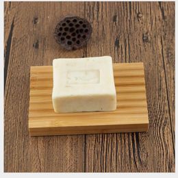 Natural Bamboo Soap Dish Soap Tray Holder Storage Soap Rack Plate Box Container for Bath Shower Plate