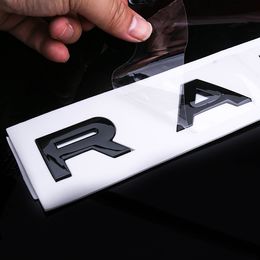 2019 настроенные наклейки автомобилей 10шт автомобиля Стайлинг Hood Магистральные Логотип Знак наклейки для Range Rover Sport Evoque DISCOVERY ABS автомобиля Стайлинг Магистральные Logo Письма Emblemcar стиль