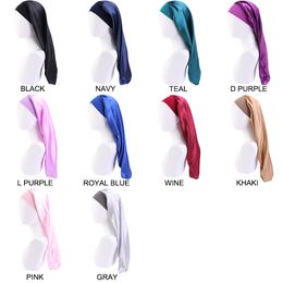 Long Bonnet For Women Extra Large Hat Long Hair Styling Care Caps Ladies Day Night Sleep Cap with Wide Elastic Band 10 Colors