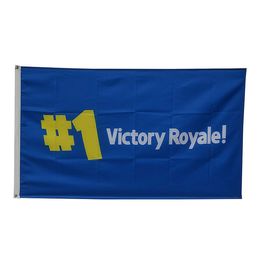 #1 Victory Royale Video Game Flag 3x5ft Digital Printing Polyester Outdoor Indoor Use Club printing Banner and Flags Wholesale