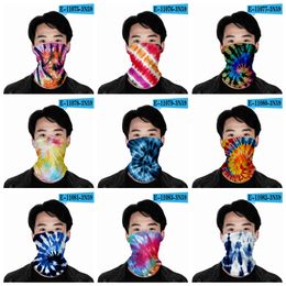 Outdoor Cycling Masks Tie-dye Dust-proof Face Shield Sun Protection Scarf Magic Turban Reusable Face Masks 32 Designs BT466