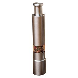 Stainless Steel Pepper Grinder Hand Salt Grinder Mills Silvery Thumb Push Salt Spice Sauce Mill Grind Stick Tool Kitchen