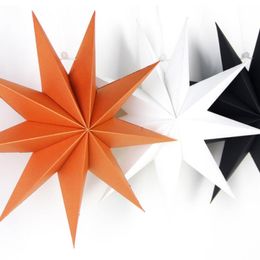 30cm ,45 cm 60 cm Nine Angles Paper Star Home Decoration Tissue Paper Star Lantern Hanging Stars For Christmas Party Decoration LX3190
