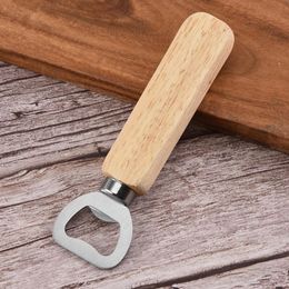 Cheap Price Kitchen Tools Party Wedding Metal Wooden Beer Bottle Opener on Sale with Free Shipping LX3289