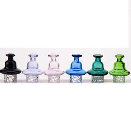 Cyclone Riptide Spinning Carb Cap For 2mm Banger With 25mm Bowl Great Air Flow GLass Dome Dab Rigs Assorted