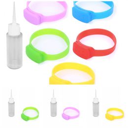 Mix Colors Bracelets Silicone Watch Fashionable Wristband Hand Sanitizer Dispenser Liquid Soap Womens Mens Lady Subpackage 3 5sj F2