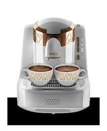 FULL AUTOMATIC Turkish Coffee Machine Black / White / Chrome Vending Coffee Machine for people and so on