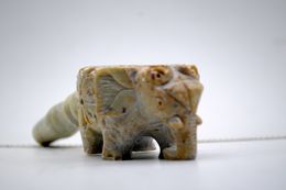 -Слон для прогулок ручной работы мыльный камень для курения / бонг / из ручной / ручной работы.