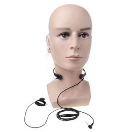 2.5mm Throat Microphone Earphone PTT Headset For Walkie Talkie Motorola CB Radio 746D