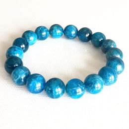 MG0801 Men`s 12 mm Top Grade Apatite Essential Oil Diffuser Bracelet Mystic Gemstone Yoga Wrist Mala Bracelet