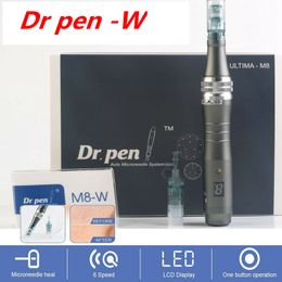 Professional dr pen ultima m8 Microneedle Skin Care rechargeable dermapen microneedling dermastamp with needle cartridges DHL