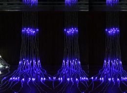 Led decorative Christmas lights string of holiday lights KTV window 3M *3M 336 LED Water curtain light