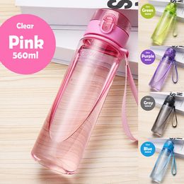 5 Style Personality Unisexy Children Adult Bottles Outdoor Cycling Running Sport Water Bottle BPA Free Clear Plastic Bottle
