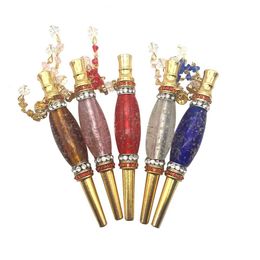 Luminous Hookah tips glow in the dark Chicha Narguile Accessories mouth tips Handmade Inlaid alloy Jewellery mouthpiece hookah mouth