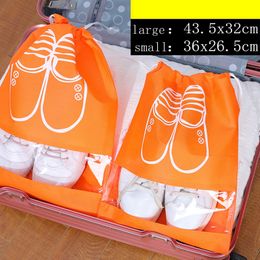 Shoe Storage Bags Waterproof Portable Function Shoe Bag Large Capacity Shoe Bag Drawstring Travel Storage Bag 2 Sizes BT590