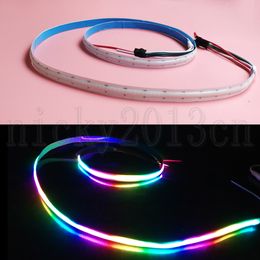 Super Bright 1M SK6812 COB FOB RGB LED Flexible Strip Light Tape 332LEDs 1818 Chip Addressable Individual Magic Dream Full Colour Changing 5V High Density IP44