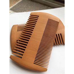 Thick Wood Beard Combs Burlywood Double Sided Care Hair Comb Narrow Hairdressing Styling Brush Pocket Barber Household 1 85my F2