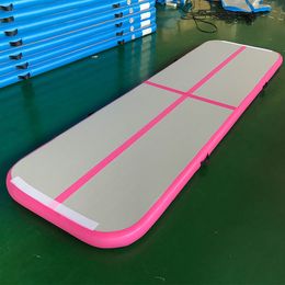 Hot Sale Cheerleading Track 3*1*0.1M Air Track Mat With Pump Home Use Air Floor Track Inflatable Bouncing Mat Tumbling Mat Gym Mattress