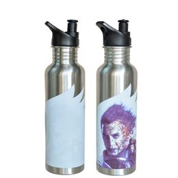 Custom 17oz Water Bottle Double Wall Vacuum Flasks Aluminium Outdoor Sport Climbing Drinking Color Gradient Bottle