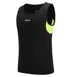 Gym Fitness Vest Top Survetement Men's Sport Running Shirt Quick Dry Basketball JerseyTraining T Shirt Jogging Clothing
