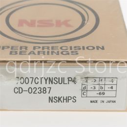 NSK Precision angular contact ball bearing 7007CTYNSULP4 7007C SULP4 = 7007CG/GLP4 = B7007-C-T-P4S-UL = 7007CDGA/P4A 35mm X 62mm X 14mm