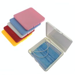 Portable Dustproof Mask Storage Box Moisture-proof Face Nose Cover Organiser Holder Square Mask Storage Case WB2618