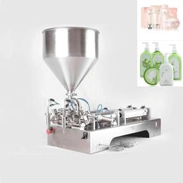 Double nozzle pneumatic high viscosity liquid filling machine Chocolate sauce paste filling machine time-saving and durable 220V/110V