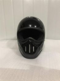 New Retro Motorcycle Helmet Cafe Racer Full Face Moto Helmet Classic Model With DOT Approved Motorbike326S