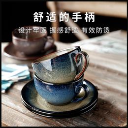 Black Magnolia Coffee Cup and saucers European Bone China Coffee Cup Set Hand painted gold Teacup set 220ml creative gift Black Magnolia Coffee Cup and saucers European Bone China Coffee Cup Set Hand painted gold Teacup set 220ml creative gift
