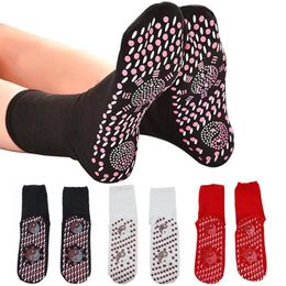 Sports Massage Socks Breathable Comfortable Tourmaline Magnetic Therapy Massager Self-Heating Health Foot Care Socks