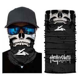 Free shipping 3-8 days to US!Outdoor cycling mask Multi-functional headscarf skull mask breathable half face scarf camouflage scarf