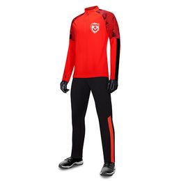 Association Sportive Nancy-Lorraine FC Men Kids Outdoor leisure Tracksuit Sets Long Sleeve Winter sports Training Jacket Warm Sportswear