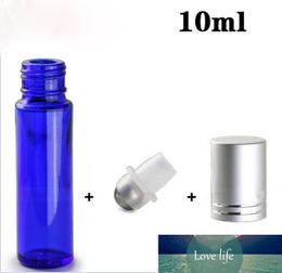 Best Price 1000pcs/lot Blue Aromatherapy Essential Oil Roller Bottles Portable 10ml Smooth Glass Roll On Refillable Bottles With Metal Ball