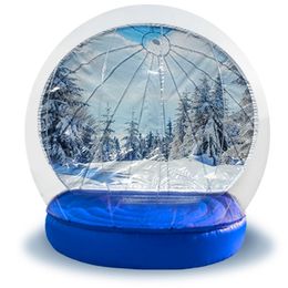 3M Dia Christmas Yard Snow Globe On sale Customized Background Inflatable Snow Globe Photo Booth Inflatable Human Snow Globe Fatory Price