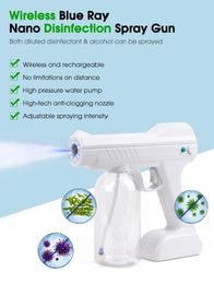 800ml Nano Steam Spray Gun Disinfection Cordless Nano Atomizing UV Disinfection Sprayer Gun