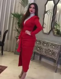 2020 Evening dress Yousef aljasmi Women dress Knee length V-Neck Zuhair murad Kim kardashian Long dress Ball gown White