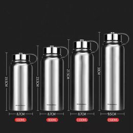 Amazon Outdoor Jogging Sport Insulated Thermos Bottles Vacuum Flasks Double Wall Space Stainless Steel Drinking Water Bottle