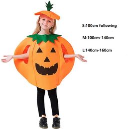 2020 Cute Children Baby Adult Halloween Cosplay Clothes Fancy Ball Style Performance Costume Sleeveless Kids Baby Pumpkin Suit Dress