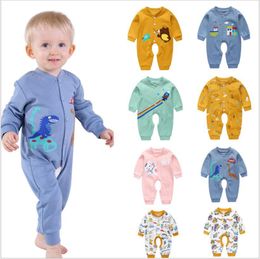 New Born Clothing Autumn Cotton Newborn Long Sleeve One-piece Clothing Baby Clothes Infant Rompers For Boy Girl Jumpsuit Xmas gifts