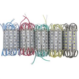 5050 SMD Led Module Light 6LED Red/Green/Blue/Warm/Cool White DC 12V Pixel Channel Letter Led Sign Outdoor Lighting IP65